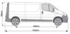 Picture of Van Guard ULTI Bar Trade System (Steel) - 4 Roof Bars for Nissan Primastar 2002-2014 | L2 | H1 | SB182-LWB-4