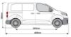 Picture of Van Guard ULTI Bar Trade (Steel) - 3 Roof Bars for Toyota ProAce 2016-Onwards | L1 | H1 | SB334-3