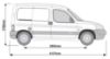 Picture of Van Guard Rear Roller System for ULTI Bars for Peugeot Partner Origin 1996-2008 | L1 | H1 | Tailgate | VGR-22