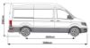 Picture of Van Guard Bronze Trade Van Racking Package - Offside for MAN TGE 2017-Onwards | L3 | H3 | TVR-B-006-OS