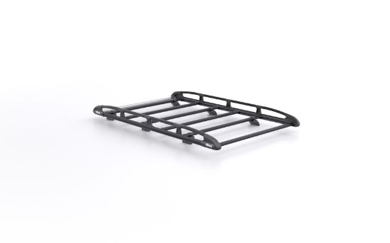 Picture of Rhino KammRack Black Roof Rack 2.2m long x 1.25m wide for Ford Transit Custom 2013-2023 | L1 | H2 | Twin Rear Doors | B619