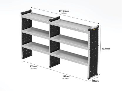 Picture of Van Guard Bronze Trade Van Racking Package - Complete Kit for Renault Trafic 2014-Onwards | L2 | H2 | TVR-B-004