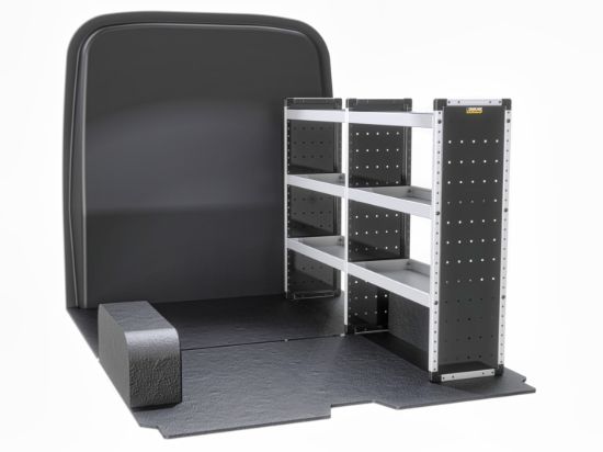 Van Guard Bronze Trade Van Racking Package - Offside for Peugeot Boxer 2006-Onwards | L1 | H1