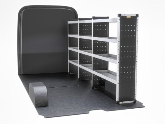 Van Guard Bronze Trade Van Racking Package - Offside for Volkswagen Crafter 2017-Onwards | L4 | H3, H4