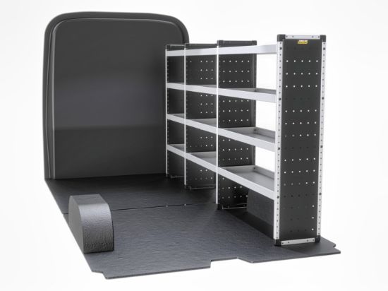 Picture of Van Guard Bronze Trade Van Racking Package - Offside for Maxus Deliver 9 2020-Onwards | L3 | H2, H3 | TVR-B-013-OS