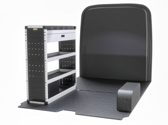 Picture of Van Guard Gold Trade Van Racking Package - Nearside for Mercedes Sprinter 2018-Onwards | L1 | H1 | TVR-G-004-NS