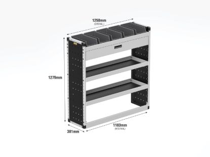 Picture of Van Guard Gold Trade Van Racking Package - Complete Kit for Renault Trafic 2014-Onwards | L2 | H2 | TVR-G-004