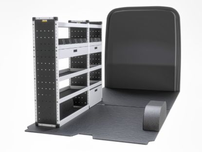 Van Guard Gold Trade Van Racking Package - Nearside for Volkswagen Crafter 2017-Onwards | L4 | H3, H4