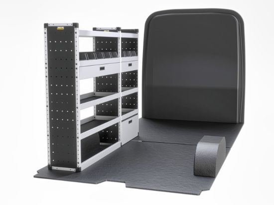 Van Guard Gold Trade Van Racking Package - Nearside for MAN TGE 2017-Onwards | L4 | H3, H4