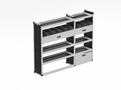 Picture of Van Guard Gold Trade Van Racking Package - Complete Kit for Volkswagen Crafter 2017-Onwards | L4 | H3, H4 | TVR-G-012