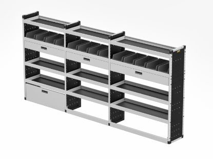 Picture of Van Guard Gold Trade Van Racking Package - Complete Kit for Volkswagen Crafter 2017-Onwards | L4 | H3, H4 | TVR-G-012