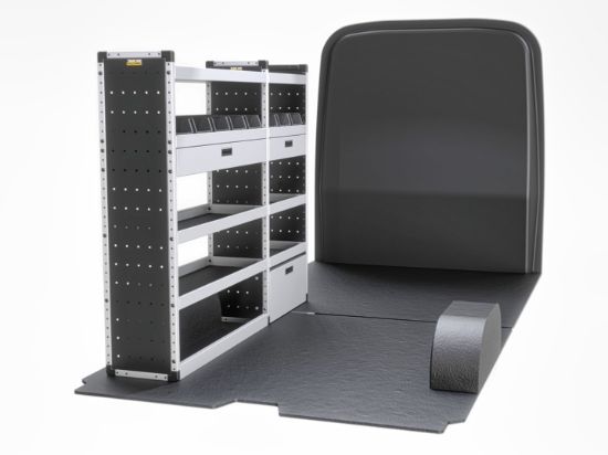 Picture of Van Guard Gold Trade Van Racking Package - Complete Kit for MAN TGE 2017-Onwards | L4 | H3, H4 | TVR-G-012