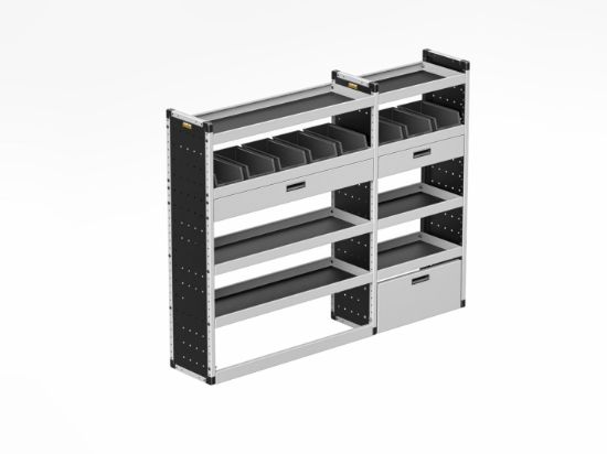 Picture of Van Guard Gold Trade Van Racking Package - Complete Kit for MAN TGE 2017-Onwards | L4 | H3, H4 | TVR-G-012