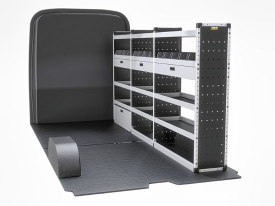Picture of Van Guard Gold Trade Van Racking Package - Complete Kit for MAN TGE 2017-Onwards | L4 | H3, H4 | TVR-G-012