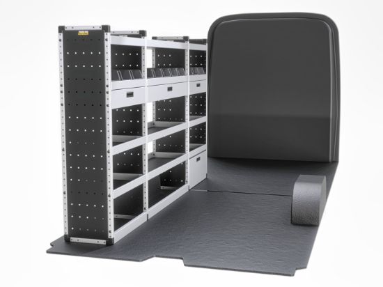 Van Guard Gold Trade Van Racking Package - Nearside for Mercedes Sprinter 2018-Onwards | L3 | H2, H3