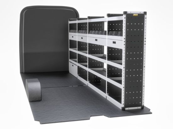 Van Guard Gold Trade Van Racking Package - Offside for Mercedes Sprinter 2018-Onwards | L3 | H2, H3