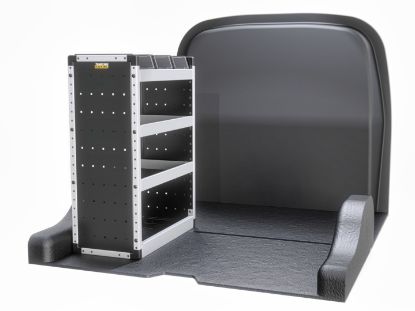 Picture of Van Guard Silver Trade Van Racking Package - Nearside for Toyota Proace City 2020-Onwards | L1 | H1 | TVR-S-001-NS