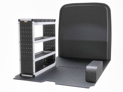 Picture of Van Guard Silver Trade Van Racking Package - Nearside for Nissan NV300 2016-Onwards | L2 | H2 | TVR-S-004-NS