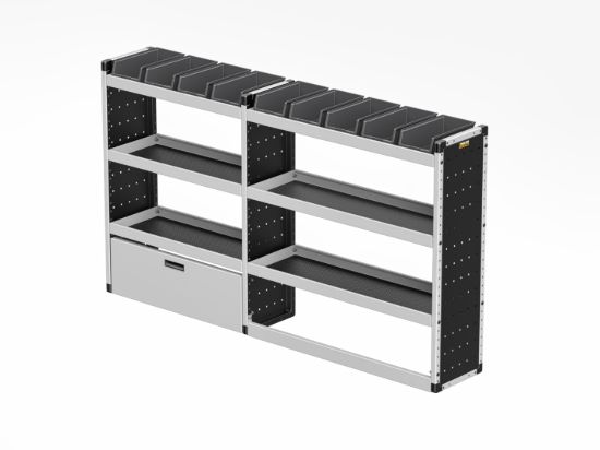 Picture of Van Guard Silver Trade Van Racking Package - Offside for Fiat Talento 2016-2021 | L2 | H2 | TVR-S-004-OS