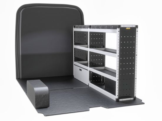 Van Guard Silver Trade Van Racking Package - Offside for Renault Trafic 2014-Onwards | L2 | H2