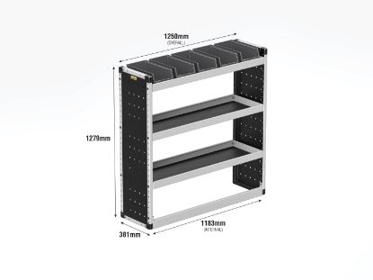 Picture of Van Guard Silver Trade Van Racking Package - Complete Kit for Mercedes Sprinter 2018-Onwards | L1 | H1 | TVR-S-004
