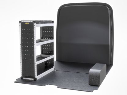 Van Guard Silver Trade Van Racking Package - Nearside for Peugeot Boxer 2006-Onwards | L1 | H1