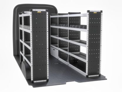 Van Guard Silver Trade Van Racking Package - Complete Kit for Volkswagen Crafter 2017-Onwards | L4 | H3, H4