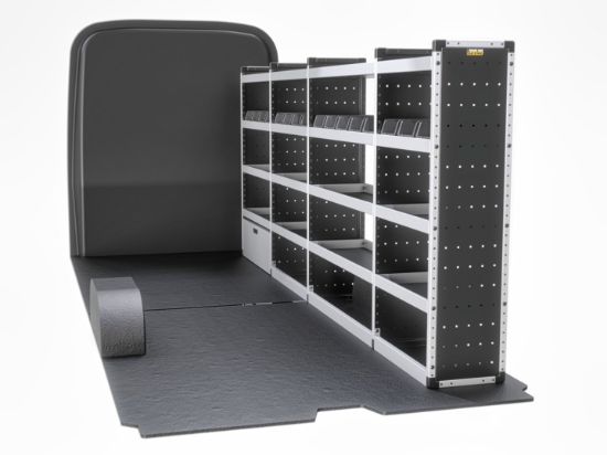 Picture of Van Guard Silver Trade Van Racking Package - Complete Kit for Mercedes Sprinter 2018-Onwards | L3 | H2, H3 | TVR-S-015
