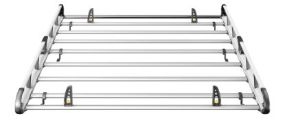 Picture of Van Guard ULTI Rack+ (Aluminium) - 7 Bar Roof Rack for Toyota Proace Max 2024-Onwards | L2 | H1 | Twin Rear Doors | VGUR-210