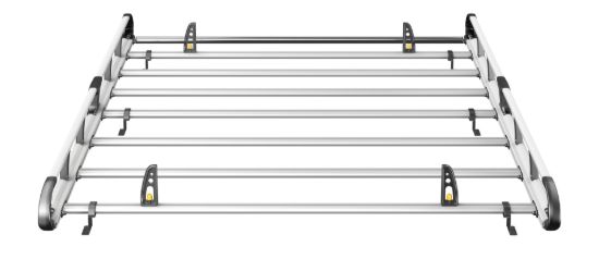 Picture of Van Guard ULTI Rack+ (Aluminium) - 6 Bar Roof Rack for Toyota Proace Max 2024-Onwards | L2 | H2 | Twin Rear Doors | VGUR-211