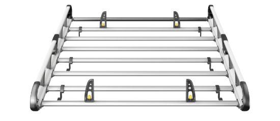 Picture of Van Guard ULTI Rack+ (Aluminium) - 5 Bar Roof Rack for Toyota Proace 2013-2016 | L2 | H1 | Twin Rear Doors | VGUR-221