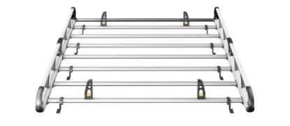Picture of Van Guard ULTI Rack+ (Aluminium) - 7 Bar Roof Rack for Renault Master 2010-2024 | L2 | H2 | Twin Rear Doors | VGUR-244