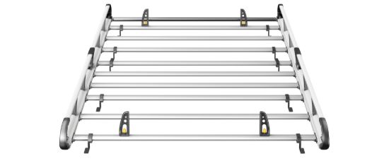 Picture of Van Guard ULTI Rack+ (Aluminium) - 8 Bar Roof Rack for Nissan Interstar 2022-2024 | L3 | H2 | Twin Rear Doors | VGUR-245