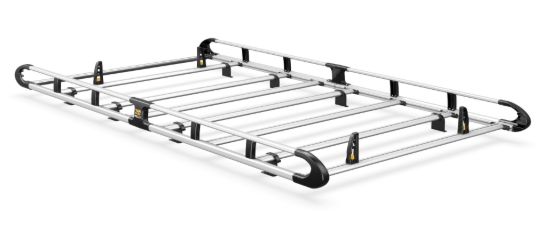 Van Guard ULTI Rack+ (Aluminium) - 6 Bar Roof Rack for Nissan Interstar 2022-2024 | L1 | H1 | Twin Rear Doors
