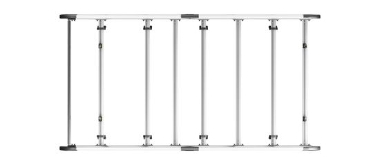 Picture of Van Guard ULTI Rack+ (Aluminium) - 6 Bar Roof Rack for Nissan Interstar 2022-2024 | L1 | H1 | Twin Rear Doors | VGUR-270