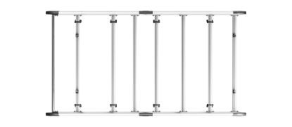 Picture of Van Guard ULTI Rack+ (Aluminium) - 6 Bar Roof Rack for Renault Master 2010-2024 | L1 | H1 | Twin Rear Doors | VGUR-270