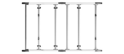 Picture of Van Guard ULTI Rack+ (Aluminium) - 4 Bar Roof Rack for Toyota Proace 2016-Onwards | L1 | H1 | Twin Rear Doors | VGUR-271