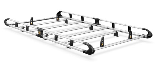 Van Guard ULTI Rack+ (Aluminium) - 5 Bar Roof Rack for Toyota Proace 2016-Onwards | L2 | H1 | Twin Rear Doors