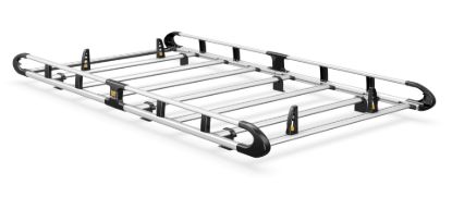 Van Guard ULTI Rack+ (Aluminium) - 5 Bar Roof Rack for Toyota Proace 2013-2016 | L2 | H1 | Tailgate