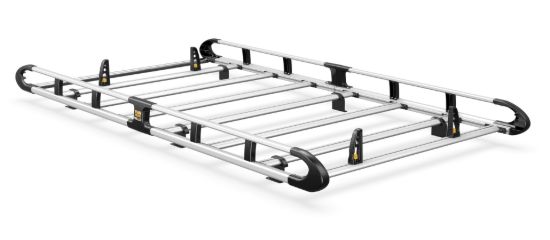 Van Guard ULTI Rack+ (Aluminium) - 5 Bar Roof Rack for Toyota Proace 2013-2016 | L2 | H1 | Tailgate