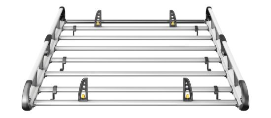 Picture of Van Guard ULTI Rack+ (Aluminium) - 5 Bar Roof Rack for Toyota Proace 2013-2016 | L2 | H1 | Tailgate | VGUR-286