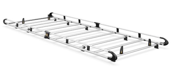 Van Guard ULTI Rack+ (Aluminium) - 9 Bar Roof Rack for Nissan Interstar 2022-2024 | L4 | H2 | Twin Rear Doors