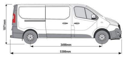 Picture of Van Guard ULTI Rack+ (Aluminium) - 7 Bar Roof Rack for Vauxhall Vivaro 2014-2019 | L2 | H1 | Tailgate | VGUR-265