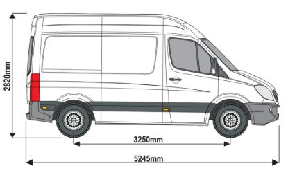 Picture of Rhino AccessStep Twin - black*all EXCEPT L2 Twin wheel for Volkswagen Crafter 2006-2017 | L1 | H2 | Twin Rear Doors | SS205B