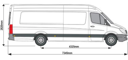 Picture of Rhino AccessStep Twin - black*all EXCEPT L2 Twin wheel for Volkswagen Crafter 2006-2017 | L4 | H2 | Twin Rear Doors | SS205B