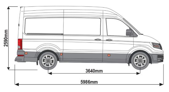 Picture of Van Guard Gold Trade Van Racking Package - Complete Kit for MAN TGE 2017-Onwards | L3 | H3 | TVR-G-006