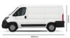 Picture of Rhino VanLadder - Silver Rear Door Ladder with fitting Kit for Citroen Relay 2006-Onwards | L1 | H1 | Twin Rear Doors | AL6-LK37