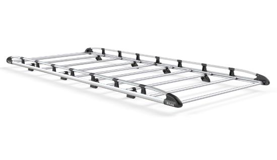 Rhino KammRack Roof Rack 3.6 m long x 1.4 m wide for Volkswagen T7 Transporter 2024-Onwards | L2 | H1 | Twin Rear Doors