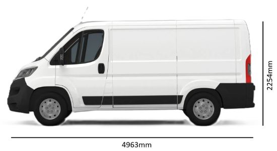 Picture of Rhino AccessStep Twin - yellow for Citroen Relay 2006-Onwards | L1 | H1 | Twin Rear Doors | SS211Y
