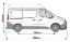 Picture of Rhino AccessStep Twin - yellow - with Connect+*For 6 sensors(2021 -) for Renault Trafic 2014-Onwards | L1 | H2 | SS220YOES
